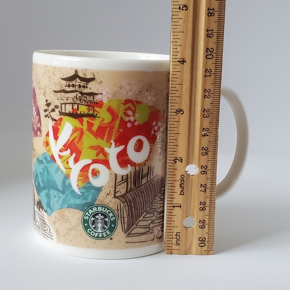 Starbucks Kyoto Mug Coffee Cup 2008 Artsy Design Series Japan City Geisha Temple - Picture 8 of 8